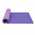 Kono TPE Non-slip Classic Yoga Mat - Violet And Lilac
